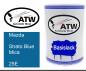 Preview: Mazda, Strato Blue Mica, 25E: 500ml Lackdose, von ATW Autoteile West.